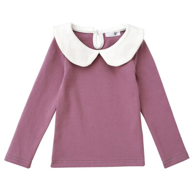 Autumn Children Casual Tops Baby Girl Long Sleeve Doll Collar T-Shirts Kids Solid Color Soft Comfy Tops Tees
Autumn Children Casual Tops Baby Girl Long Sleeve Doll Collar T-Shirts Kids Solid Color Soft Comfy Tops Tees