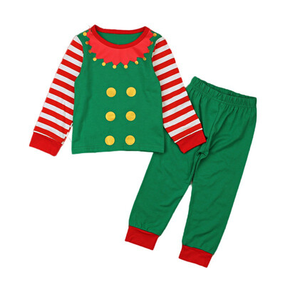 Baby Boy Girl Christmas Striped T-shirt Blouse Solid Trousers Casual Toddler Outfits 2-7T
Baby Boy Girl Christmas Striped T-shirt Blouse Solid Trousers Casual Toddler Outfits 2-7T