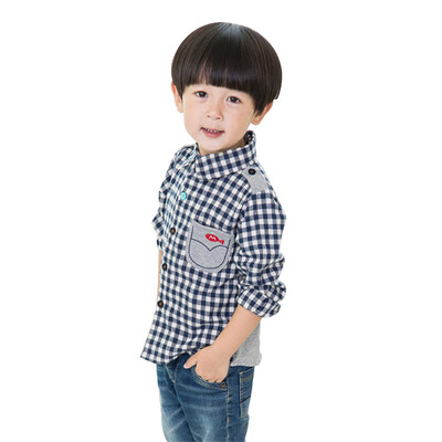 Childrens Long-Sleeved Classic Casual Plaid Shirt Korean Baby Boys Turn-Down Collar Plaid Shirt For 2-6 Years Kids Boy Wear
Childrens Long-Sleeved Classic Casual Plaid Shirt Korean Baby Boys Turn-Down Collar Plaid Shirt For 2-6 Years Kids Boy Wear