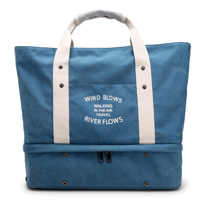 Women Canvas Handbag Shoulder Bag Large Capacity Casual Tote Travel Bag