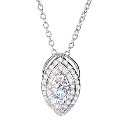 Simulated Diamond Pendant Female Diamond Group Pendant Plated Sterling Silver Wedding Jewelry Necklace Collarbone Short Chain
Simulated Diamond Pendant Female Diamond Group Pendant Plated Sterling Silver Wedding Jewelry Necklace Collarbone Short Chain