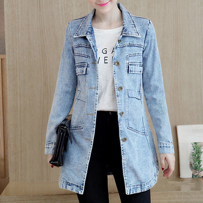 Toponeto Plus Size Fashion Lapel Women Casual Denim Buttons Vintage Jeans Jacket Cardigan
Toponeto Plus Size Fashion Lapel Women Casual Denim Buttons Vintage Jeans Jacket Cardigan