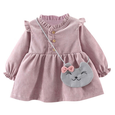 Children Girls Autumn Winter Plus Velvet Corduroy Long Sleeve Princess Sweet Cotton Cartoon Print Sweet Cute Dress
Children Girls Autumn Winter Plus Velvet Corduroy Long Sleeve Princess Sweet Cotton Cartoon Print Sweet Cute Dress