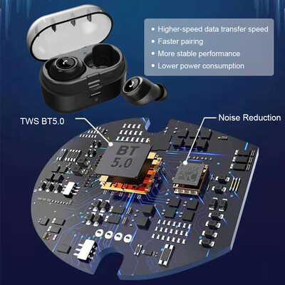 cp7 Bluetooth 50 TWS Earbuds True Wireless Headphones with Dual Mic In-ear Stereo Earphones Twins Sports Headset Charging Box
cp7 Bluetooth 50 TWS Earbuds True Wireless Headphones with Dual Mic In-ear Stereo Earphones Twins Sports Headset Charging Box