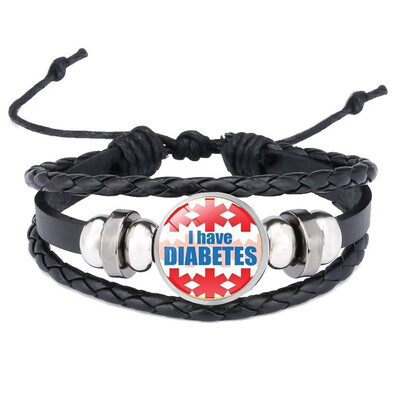 Vintage Multilayer Woven Leather Bracelet Diabetes Medical Alert Id Charm Bracelet For Women Men
Vintage Multilayer Woven Leather Bracelet Diabetes Medical Alert Id Charm Bracelet For Women Men