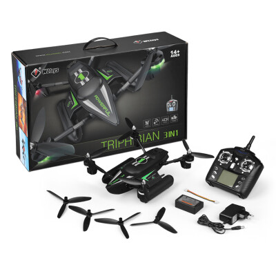 Weili remote control aircraft quadcopter 2.4G remote control model aircraft toys four-rotor UAV sea, air and amphibious aircraft carrier Q353 Green Black
Weili remote control aircraft quadcopter 2.4G remote control model aircraft toys four-rotor UAV sea, air and amphibious aircraft carrier Q353 Green Black