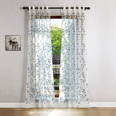 2016 RuralPastoral Chiffon Sheer Curtain Home Villa Window Decor Screen Luxury Fashion Leaf Embroidered Tulle Bedroom Curtains
2016 RuralPastoral Chiffon Sheer Curtain Home Villa Window Decor Screen Luxury Fashion Leaf Embroidered Tulle Bedroom Curtains