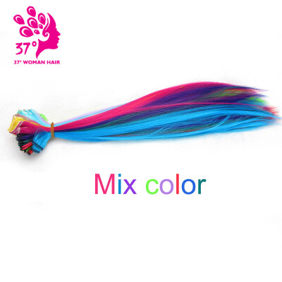 Fashion hair extension for women Long Synthetic Clip In Extensions Straight Hair piece Party Highlight Punk Cosplay Colorful
Fashion hair extension for women Long Synthetic Clip In Extensions Straight Hair piece Party Highlight Punk Cosplay Colorful