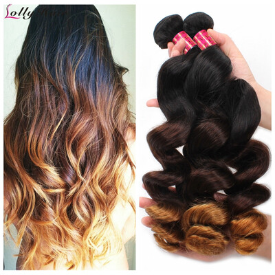Top 8A Fashion Brazilian Ombre Loose Wave Hair Extension 3pcs Good Quality T1B/4/30 Cheap Virgin Hair Weaving Bundles For Woman
Top 8A Fashion Brazilian Ombre Loose Wave Hair Extension 3pcs Good Quality T1B/4/30 Cheap Virgin Hair Weaving Bundles For Woman