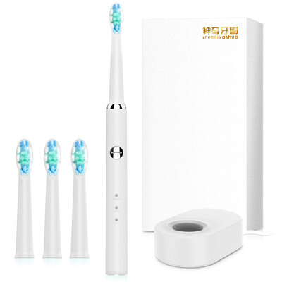 Magic Toothbrush S1 Sonic electric toothbrush send 4 brush head Wireless induction charging 31 days long continuous sound vibration deep cleaning blue
Magic Toothbrush S1 Sonic electric toothbrush send 4 brush head Wireless induction charging 31 days long continuous sound vibration deep cleaning blue