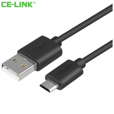 CE-LINK 1373 MICRO USB Cable USB20 AMTOBM CABLE 1M Black CABLE CREATION