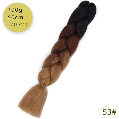 AISI HAIR 100g / pcs 24inch Kanekalon гигантский косы Волосыломбер Две тонныЦветные синтетические волосы для кукол Вязание крю
AISI HAIR 100g / pcs 24inch Kanekalon гигантский косы Волосыломбер Две тонныЦветные синтетические волосы для кукол Вязание крю