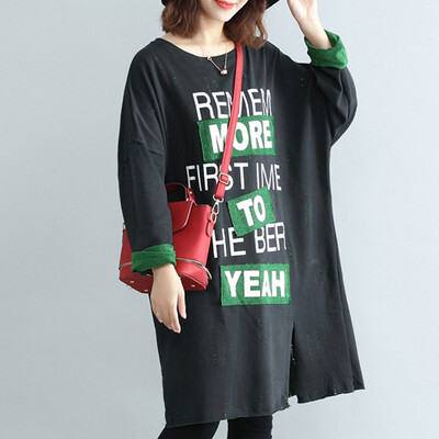 City plus CITYPLUS 2017 autumn&winter new style of women&39s clothing large size fat MM loose loose letters stitching bat sleeve long long-sleeved T-shirt CWTC179656 pink all
City plus CITYPLUS 2017 autumn&winter new style of women&39s clothing large size fat MM loose loose letters stitching bat sleeve long long-sleeved T-shirt CWTC179656 pink all