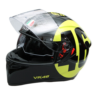 AGV helmet K3 SV TOP double lens four seasons wide angle ventilation full helmet Italy locomotive racing riding anti-fog running helmet BOLLO 46 BLACK-YELLOW
AGV helmet K3 SV TOP double lens four seasons wide angle ventilation full helmet Italy locomotive racing riding anti-fog running helmet BOLLO 46 BLACK-YELLOW