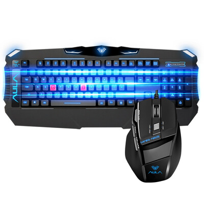 Tarantula AULA Beijing soul star cut back light mouse&keyboard set professional game keyboard keyboard mouse set black version
Tarantula AULA Beijing soul star cut back light mouse&keyboard set professional game keyboard keyboard mouse set black version