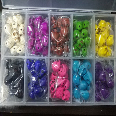 PH PANDAHALL 150 pcs Synthetic Dyed Skull Turquoise Spacer Beads Charm for Crafting Jewelry Making
PH PANDAHALL 150 pcs Synthetic Dyed Skull Turquoise Spacer Beads Charm for Crafting Jewelry Making