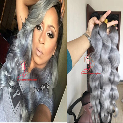 ombre grey body wave Brazilian human hair bundles double weft hair extensions non remy two tone color 1bgrey hair weaving
ombre grey body wave Brazilian human hair bundles double weft hair extensions non remy two tone color 1bgrey hair weaving