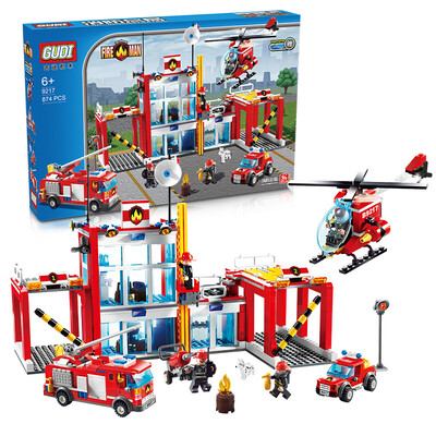 Xinle new Gudi building blocks fire series GD9217 Fire Department children's building blocks toys boy assembling toys puzzle assembling building blocks
Xinle new Gudi building blocks fire series GD9217 Fire Department children's building blocks toys boy assembling toys puzzle assembling building blocks
