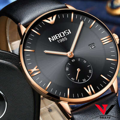 Fashionable Simple Waterproof Watches NIBOSI Wrist Watch Leather Strap Genuine Quartz Wristwatch Brand Men Watch Luxury Casual
Fashionable Simple Waterproof Watches NIBOSI Wrist Watch Leather Strap Genuine Quartz Wristwatch Brand Men Watch Luxury Casual