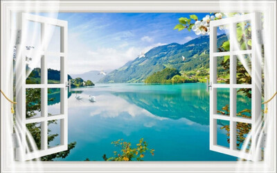 Custom 3d mural landscape hotel room window wallpaper background wall mural custom wallpaper mural
Custom 3d mural landscape hotel room window wallpaper background wall mural custom wallpaper mural