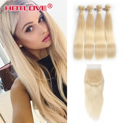 Brazilian Virgin Human Hair 613 Blonde Hair 4 Bundles With Lace Closure Blonde Straight Hair Bundles With 44 Lace Closure
Brazilian Virgin Human Hair 613 Blonde Hair 4 Bundles With Lace Closure Blonde Straight Hair Bundles With 44 Lace Closure