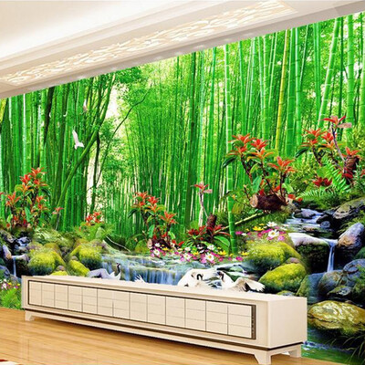 3D Wall Mural Wallpaper Landscape Bamboo Forest Wall Paper Natural Large Murals Living Room Custom Photo Wallpaper On The Walls
3D Wall Mural Wallpaper Landscape Bamboo Forest Wall Paper Natural Large Murals Living Room Custom Photo Wallpaper On The Walls