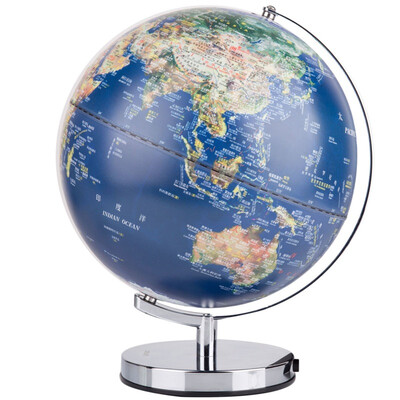 Deli 2164 LED light three-dimensional relief globe standard teaching high-definition Chinese&English control 25cm
Deli 2164 LED light three-dimensional relief globe standard teaching high-definition Chinese&English control 25cm