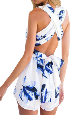 Lovaru ™summer style 2015 new fashion women's white printed backless summer wear sleeveless casual sexy mini dress
Lovaru ™summer style 2015 new fashion women's white printed backless summer wear sleeveless casual sexy mini dress