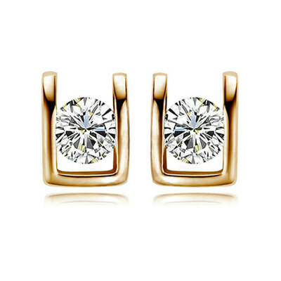 Yoursfs® 18K Rose Gold Plated 0.3CT Simulated Diamond Studs Earrings Use Austrian Crystal Fashion Jewelry
Yoursfs® 18K Rose Gold Plated 0.3CT Simulated Diamond Studs Earrings Use Austrian Crystal Fashion Jewelry