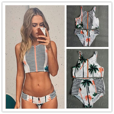 CANIS@New Women's Sexy High Neck Crop Top Bikini Push-Up Padded Beach Swimwear Swimsuit
CANIS@New Women's Sexy High Neck Crop Top Bikini Push-Up Padded Beach Swimwear Swimsuit