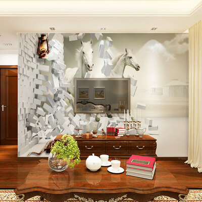 Home Improvement Custom 3D Wall Murals Wallpaper White Horse Living Room Sofa TV Backdrop Wallapper For Walls Contact Paper 3D
Home Improvement Custom 3D Wall Murals Wallpaper White Horse Living Room Sofa TV Backdrop Wallapper For Walls Contact Paper 3D