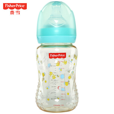 Fisher Price newborn baby baby PPSU plastic wide caliber bottle anti-fall explosion-proof anti-flatulence 240ML lake blue
Fisher Price newborn baby baby PPSU plastic wide caliber bottle anti-fall explosion-proof anti-flatulence 240ML lake blue