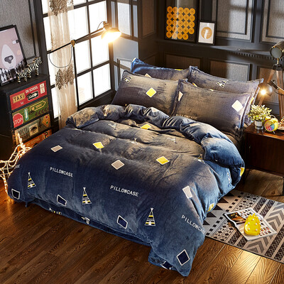 Brata Flannel four pieces Thickening and warm bedding bed Suite in autumn and winter
Brata Flannel four pieces Thickening and warm bedding bed Suite in autumn and winter