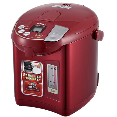 Tiger Tiger electric thermos intelligent temperature control Japan imported electric kettle PDU-A30C 3L electric kettle red R
Tiger Tiger electric thermos intelligent temperature control Japan imported electric kettle PDU-A30C 3L electric kettle red R