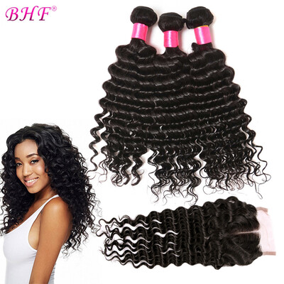 BHF hair vigin Peruvian Deep Wave Bundles With Silk Base Closure MiddleThreeFree Part
BHF hair vigin Peruvian Deep Wave Bundles With Silk Base Closure MiddleThreeFree Part