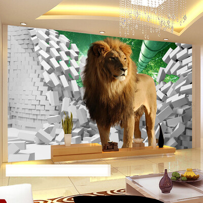 Custom Photo Wallpaper 3D Stereo Lion Broken Wall Creative Space Wall Decorations Living Room Kids Room Bedroom Large Murals
Custom Photo Wallpaper 3D Stereo Lion Broken Wall Creative Space Wall Decorations Living Room Kids Room Bedroom Large Murals