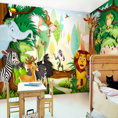 Custom Childrens Room Mural Wallpaper 3D Cartoon Forest Backdrop Wall Murals Bedroom Photo Wallpaper Painting Animal Park
Custom Childrens Room Mural Wallpaper 3D Cartoon Forest Backdrop Wall Murals Bedroom Photo Wallpaper Painting Animal Park