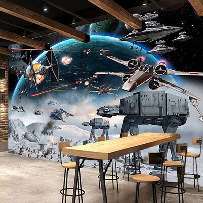 Custom 3D Photo Wallpaper Mural Star Wars Large Murals Wall Painting Eco-friendly Non-woven Bedroom Wallpaper Papel De Parede 3D
Custom 3D Photo Wallpaper Mural Star Wars Large Murals Wall Painting Eco-friendly Non-woven Bedroom Wallpaper Papel De Parede 3D