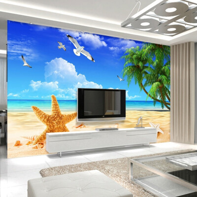 Custom 3D Photo Wallpaper Mediterranean Style Decoration Mural Beach Sand Starfish Sofa TV Background Wall Painting Wallpaper
Custom 3D Photo Wallpaper Mediterranean Style Decoration Mural Beach Sand Starfish Sofa TV Background Wall Painting Wallpaper