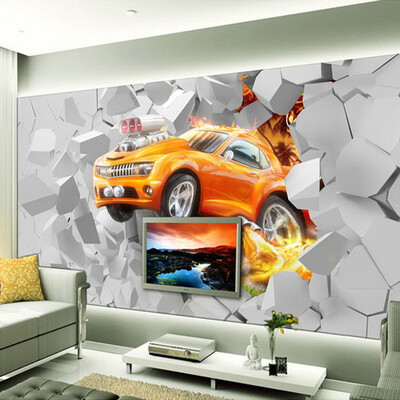 Custom 3D Mural Wallpaper Flame Car Living Room Background Wall Decoration Painting Non-woven Wallpaper For Kids Room Bedroom
Custom 3D Mural Wallpaper Flame Car Living Room Background Wall Decoration Painting Non-woven Wallpaper For Kids Room Bedroom