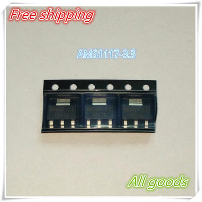 Free Shipping 500PCS/LOT Original AMS1117-3.3 AMS1117-3.3V AMS1117 LM1117 1117 Voltage Regulator We only provide good quality
Free Shipping 500PCS/LOT Original AMS1117-3.3 AMS1117-3.3V AMS1117 LM1117 1117 Voltage Regulator We only provide good quality