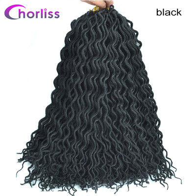Chorliss 18Inches FauxLocs Curly Crochet Braids Synthetic Crochet Hair Extensions Pure Color Braiding Hair Bundles 6
Chorliss 18Inches FauxLocs Curly Crochet Braids Synthetic Crochet Hair Extensions Pure Color Braiding Hair Bundles 6