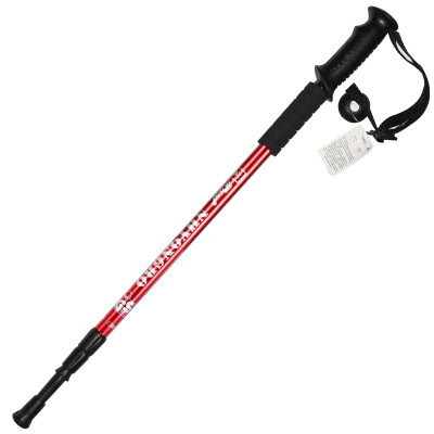 Kang Li Shi light aluminum trekking pole lock three sticks portable outdoor hiking walking stick mountaineering retractable crutch T handle S19 red
Kang Li Shi light aluminum trekking pole lock three sticks portable outdoor hiking walking stick mountaineering retractable crutch T handle S19 red