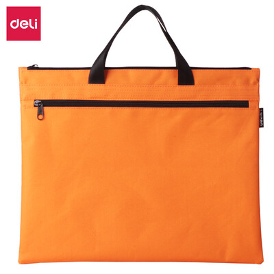 Deli deli double-layer transaction bag zipper bag portable business conference bag 3929cm orange 5840
Deli deli double-layer transaction bag zipper bag portable business conference bag 3929cm orange 5840