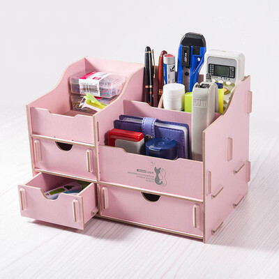Jinlongxing Glosen DIY desktop storage box office pen holder wood creative multifunctional drawer remote control cosmetics jewelry box D9132 pink
Jinlongxing Glosen DIY desktop storage box office pen holder wood creative multifunctional drawer remote control cosmetics jewelry box D9132 pink