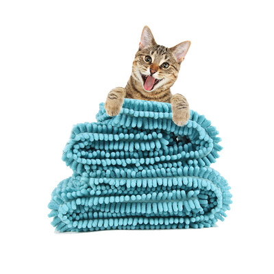 HANHANLEYUAN Pet Towel Dog Bath Towel Cat Water Absorbent Towel Bath Dry Towel Cat Teddy Golden Hair Bathing Supplies Large 80X33cm Blue
HANHANLEYUAN Pet Towel Dog Bath Towel Cat Water Absorbent Towel Bath Dry Towel Cat Teddy Golden Hair Bathing Supplies Large 80X33cm Blue