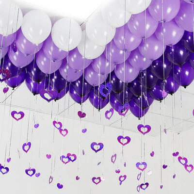 Yu Hua Ze Balloon Set 200 Pack Heart-shaped Pendant Wedding Celebration Birthday Proposal Holiday Decorations Purple White Pump
Yu Hua Ze Balloon Set 200 Pack Heart-shaped Pendant Wedding Celebration Birthday Proposal Holiday Decorations Purple White Pump
