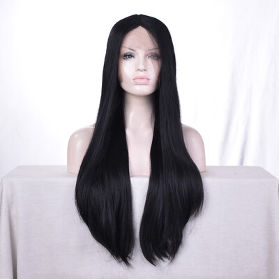 QianBaiHui Heat Resistant Fiber Hair Synthetic Wig Black Color long Straight Synthetic Lace Front Wigs for Black Women Wig Cap
QianBaiHui Heat Resistant Fiber Hair Synthetic Wig Black Color long Straight Synthetic Lace Front Wigs for Black Women Wig Cap
