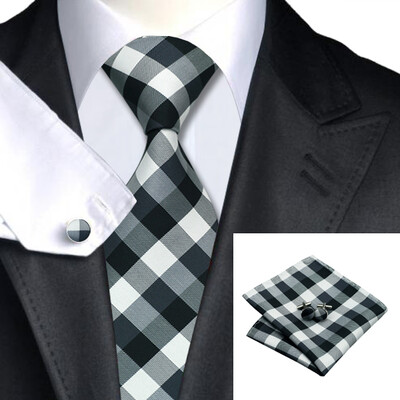 N-0384 Vogue Men Silk Tie Set Plaids & Checks Necktie Handkerchief Cufflinks Set Ties For Men Formal Wedding Business wholesale
N-0384 Vogue Men Silk Tie Set Plaids & Checks Necktie Handkerchief Cufflinks Set Ties For Men Formal Wedding Business wholesale