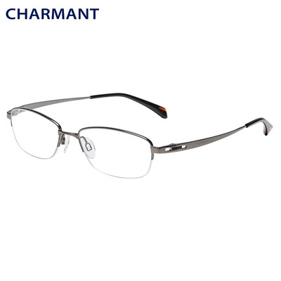 CHARMANT Chamon glasses frames for men&women business series half frame gun color myopia glasses frame CH10297 GR 53mm
CHARMANT Chamon glasses frames for men&women business series half frame gun color myopia glasses frame CH10297 GR 53mm